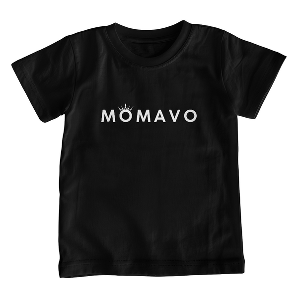 MOMAVO - Bella + Canvas 3001Y Unisex Youth T-Shirt Front Print Black