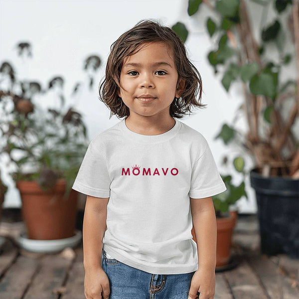 MOMAVO -  Bella + Canvas 3001T Toddler Jersey Tee Front Print - WP Deep Red