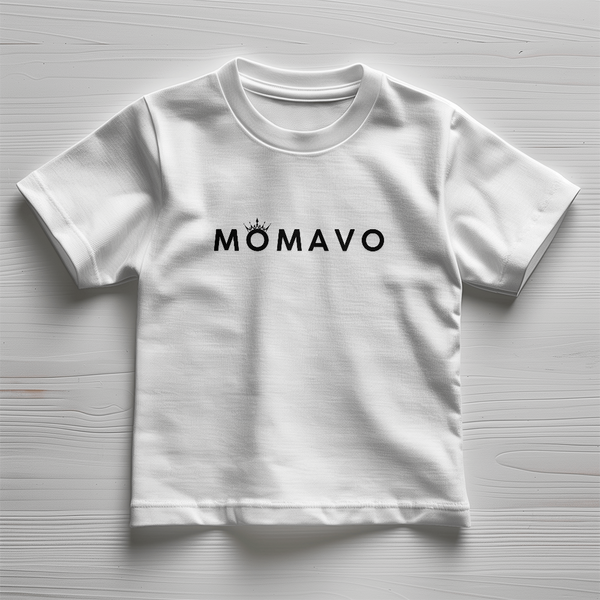 MOMAVO -  Bella + Canvas 3001T Toddler Jersey Tee Front Print - White/Pink