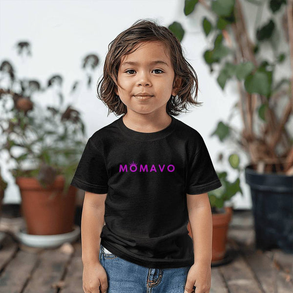 MOMAVO -  Bella + Canvas 3001T Toddler Jersey Tee Front Print - BP Purple