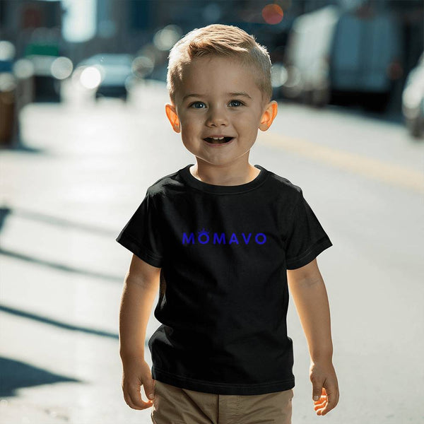 MOMAVO -  Bella + Canvas 3001T Toddler Jersey Tee Front Print - BP Blue
