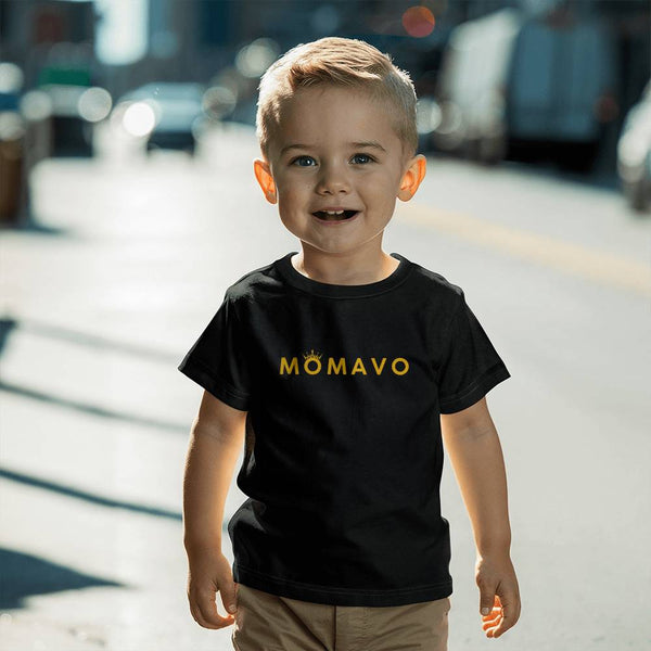 MOMAVO -  Bella + Canvas 3001T Toddler Jersey Tee Front Print - BP Orange