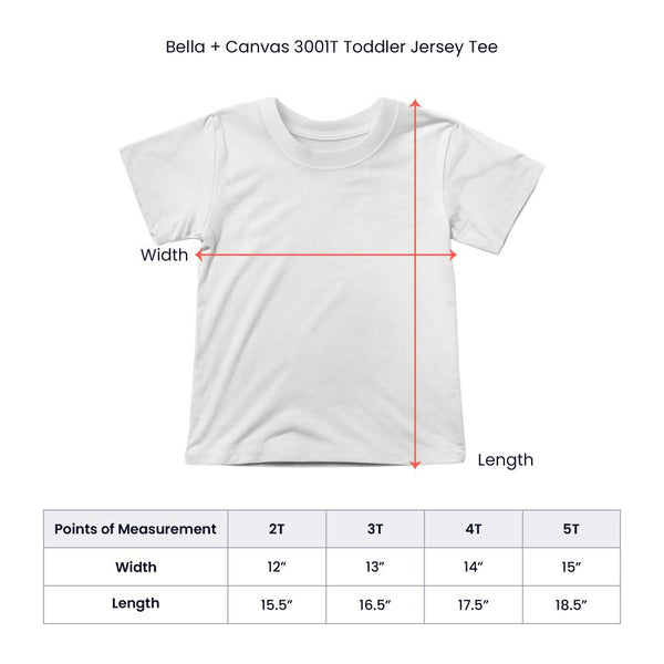 MOMAVO -  Bella + Canvas 3001T Toddler Jersey Tee Front Print - BP Orange