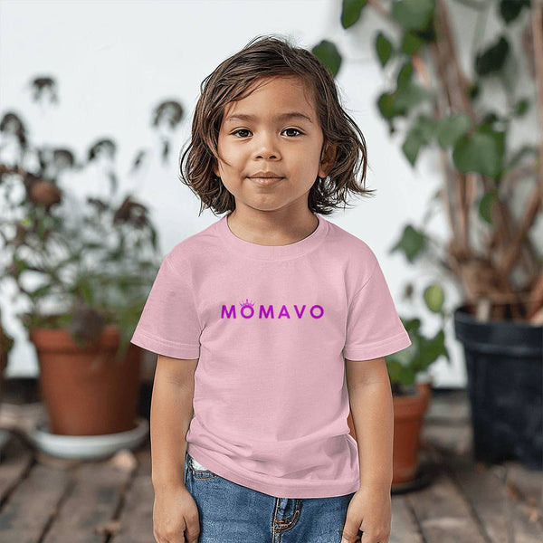 MOMAVO -  Bella + Canvas 3001T Toddler Jersey Tee Front Print - BP Purple