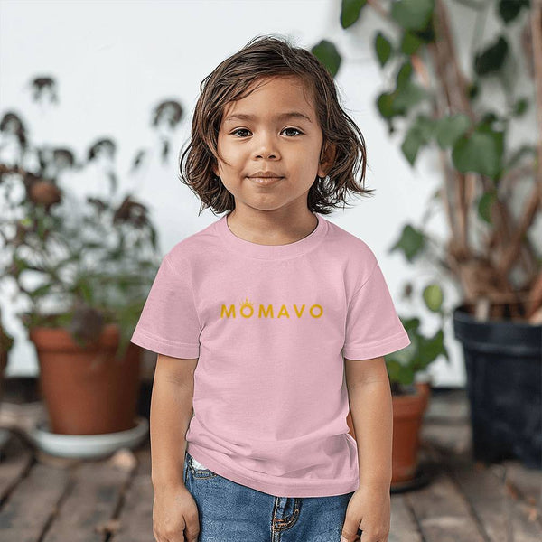 MOMAVO -  Bella + Canvas 3001T Toddler Jersey Tee Front Print - BP Orange