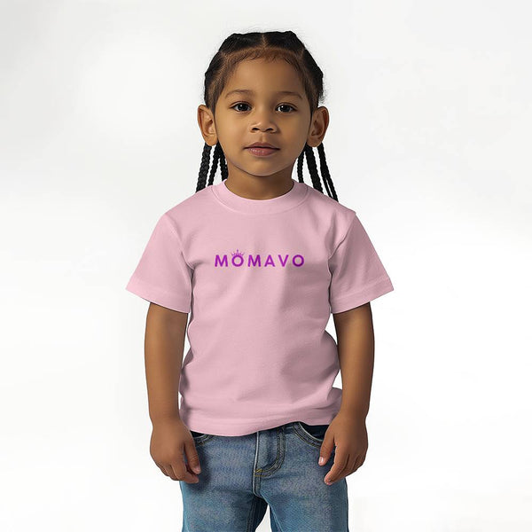 MOMAVO -  Bella + Canvas 3001T Toddler Jersey Tee Front Print - BP Purple
