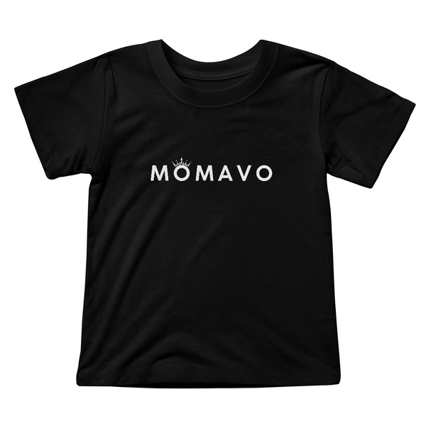MOMAVO -  Bella + Canvas 3001T Toddler Jersey Tee Front Print - Black/Pink
