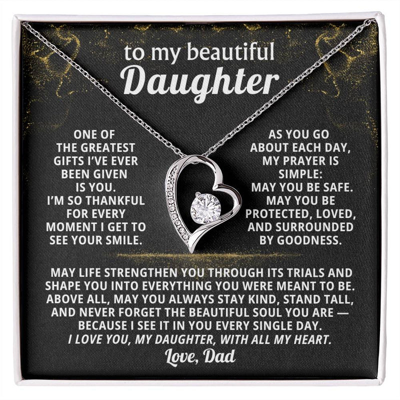 To my beautiful Daughter, One of the greatest gifts I’ve ever been given is you