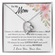 [Only a few left] To My Loving Mother - I love you  (Forever Love Necklace)
