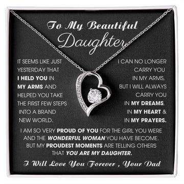 [Almost Sold Out] To My Beautiful Daughter, I will always carry you in my DREAMS, in my HEART & in my PRAYERS