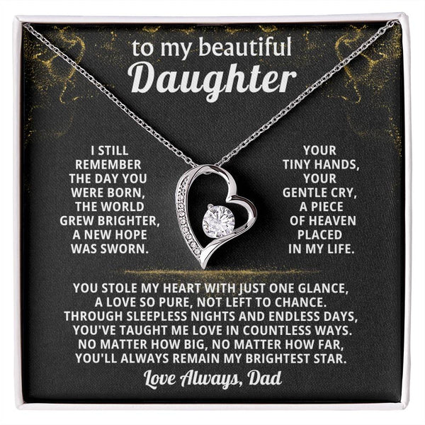 TO MY BEAUTIFUL DAUGHTER, You stole my heart with just one glance