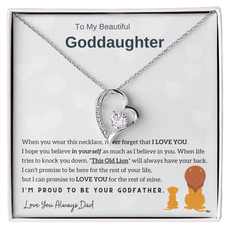 To My Goddaughter, I am proud to be your godfather