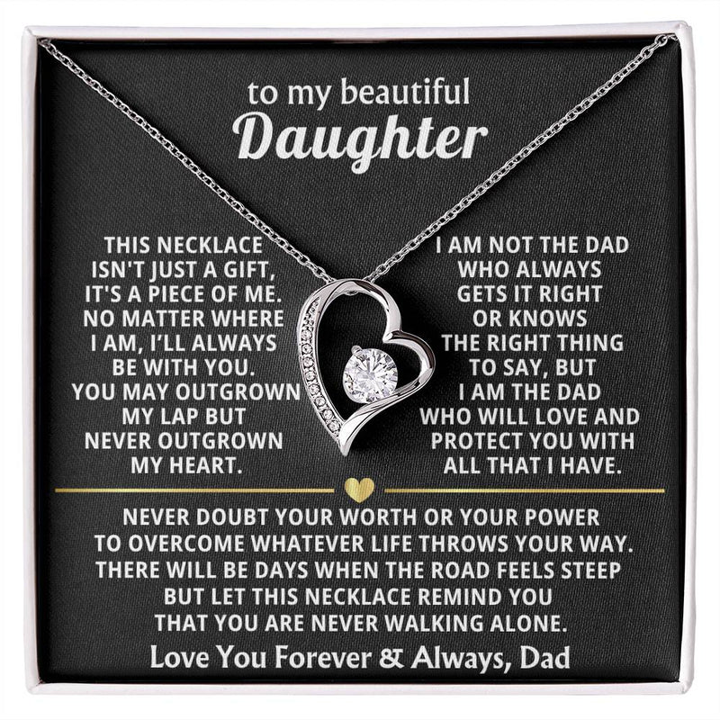To My Beautiful Daughter - You may outgrown my lap but never outgrown my heart