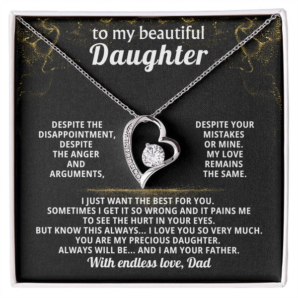 TO MY BEAUTIFUL DAUGHTER, I JUST WANT THE BEST FOR YOU