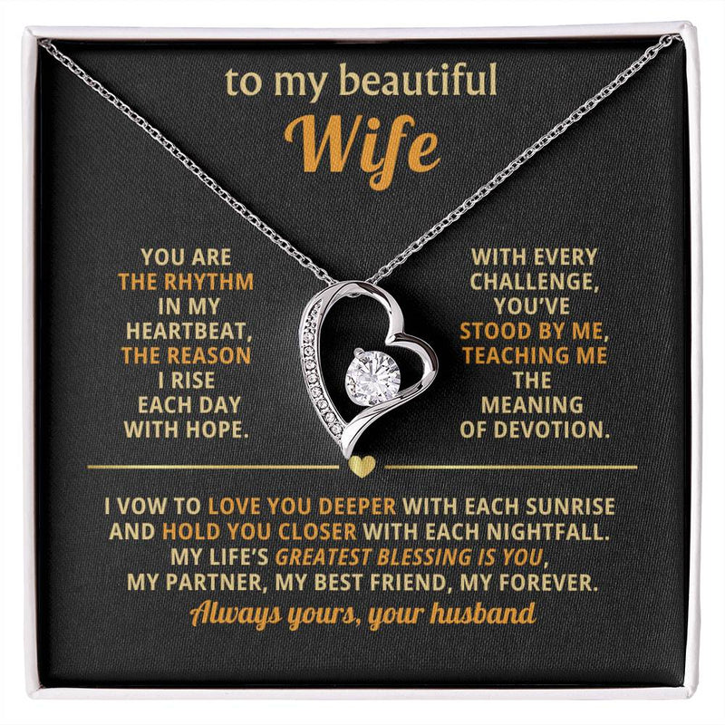 To my beautiful Wife, You are the rhythm in my heartbeat ( Almost Gone )