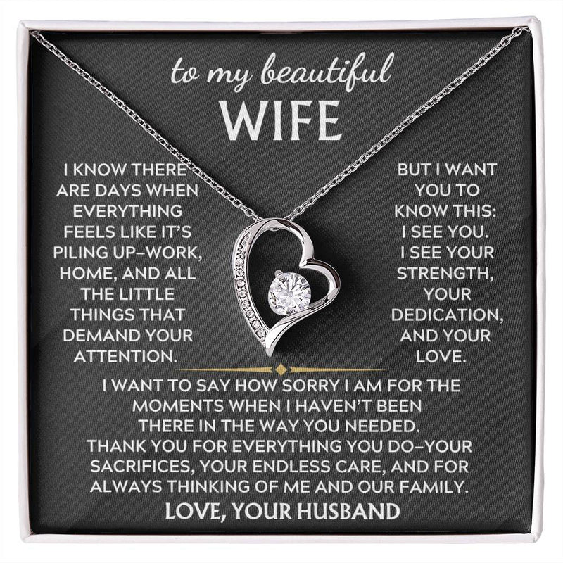 To My Beautiful Wife, Thank you for everything you do