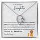 Gift From Dad , Daughter Necklace Gift from Dad, Daughter Necklace, 14k White Gold , Top Gift for Daughter