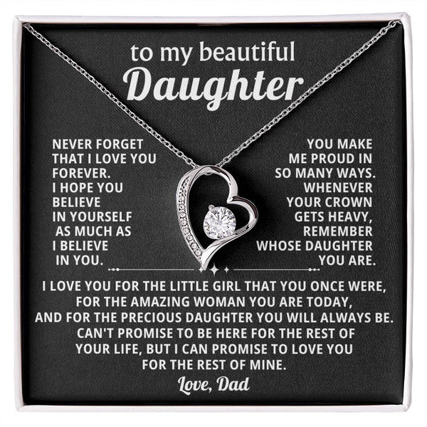 To My beautiful daughter - THE PRECIOUS DAUGHTER YOU WILL ALWAYS BE