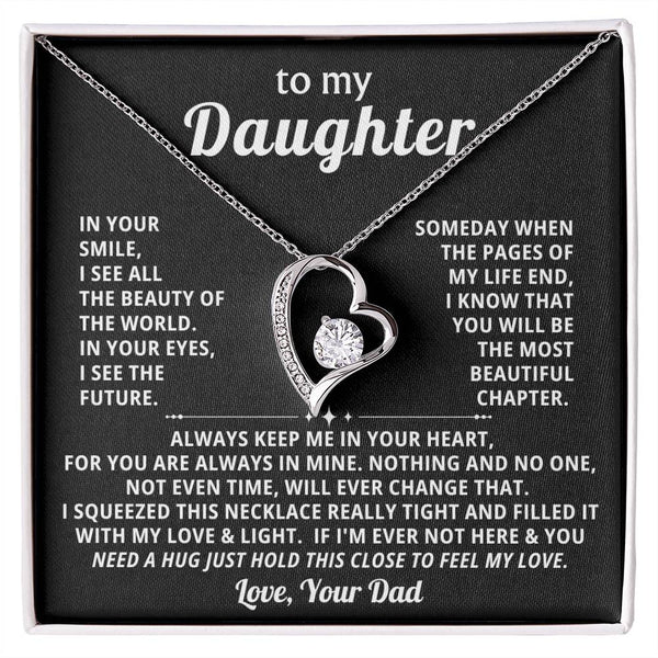 To My Daughter, I see all the beauty of the world