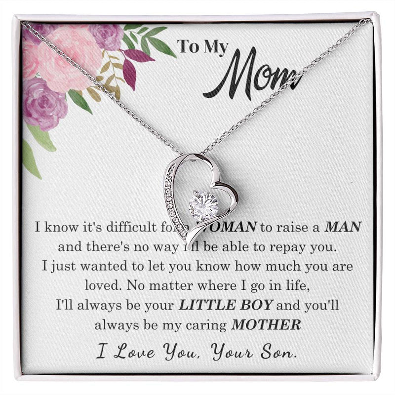 To My Loving Mother - I love you  (Forever Love Necklace)