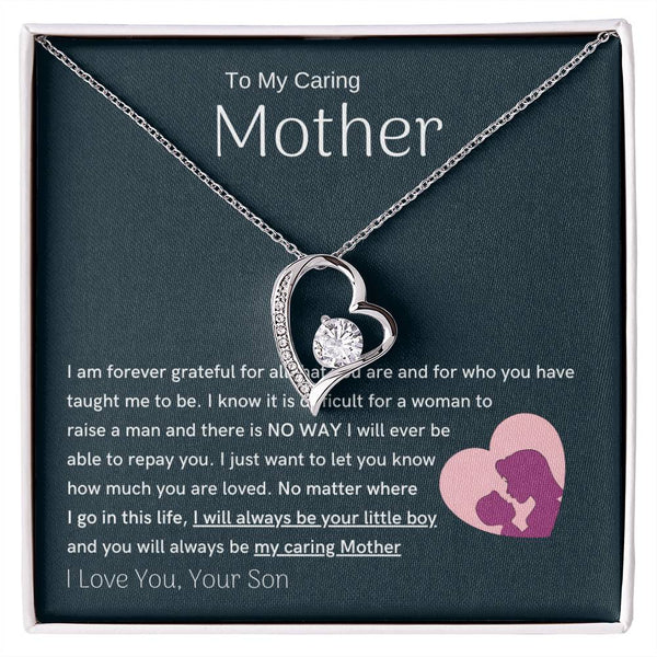 To My Loving Mother - You are my sunshine, I will always be your little boy (Only a Few Left) - Forever Love Necklace