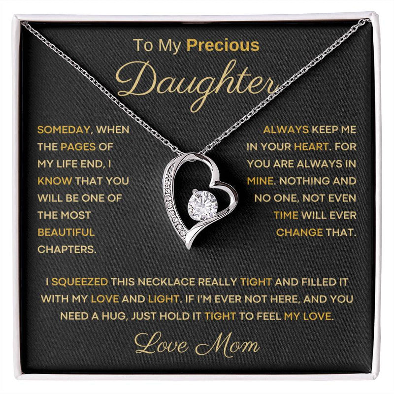 To My Precious Daughter From Mom - The Most Beautiful Chapters - Forever Love