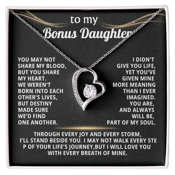 To My Bonus Daughter, Destiny made sure we’d find one another