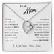 [Almost Sold Out] To My Mom - I Love You Mother - Necklace