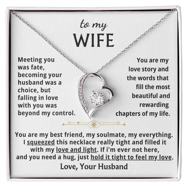 [ Forever Love ] To My Wife - When You Need A Hug , Hold This Close To Feel My Love