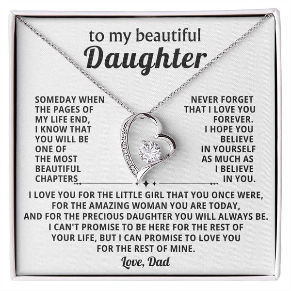 TO MY BEAUTIFUL DAUGHTER, I LOVE YOU FOR THE LITTLE GIRL (Almost Gone)