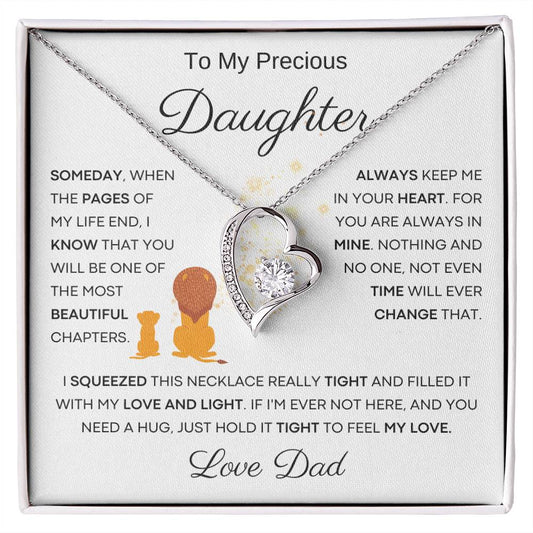 To My Precious Daughter From Dad - The Most Beautiful Chapters - Lion White