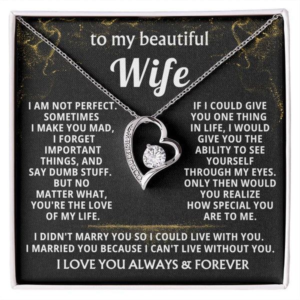 [Almost Sold Out]  TO MY BEAUTIFUL WIFE - I am not perfect