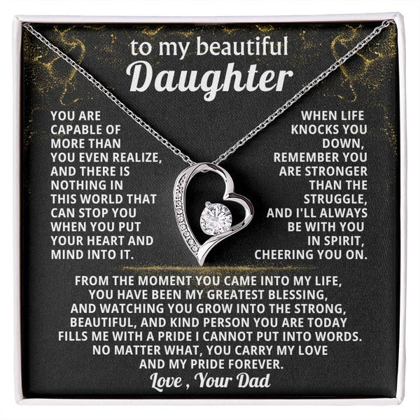TO MY BEAUTIFUL DAUGHTER, Nothing in this world that can stop you when you put your heart and mind into it