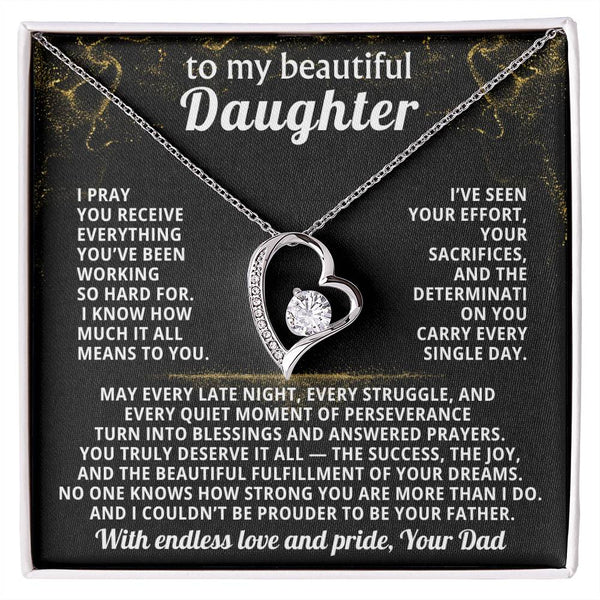 TO MY BEAUTIFUL DAUGHTER, I pray you receive everything you’ve been working so hard for