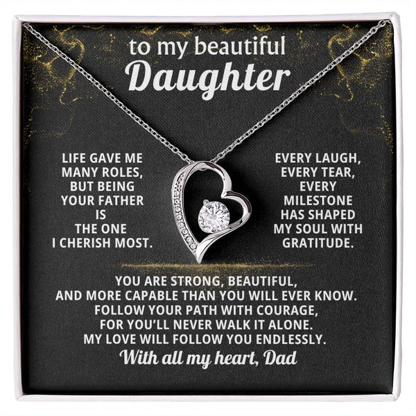 To my beautiful Daughter, being your father is the one I cherish most