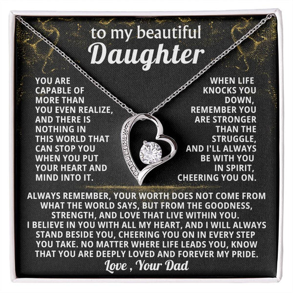 TO MY BEAUTIFUL DAUGHTER, You are capable of more than you even realize