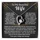 To My Beautiful Wife - Whatever comes our way, I will be here for you
