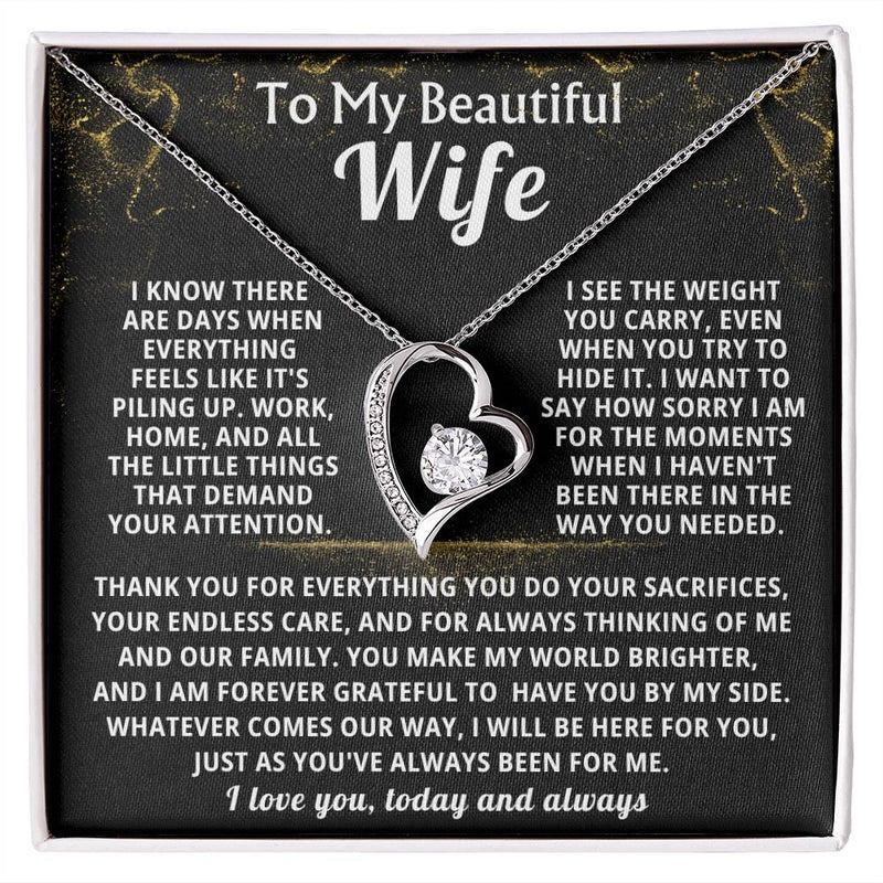 To My Beautiful Wife - Whatever comes our way, I will be here for you
