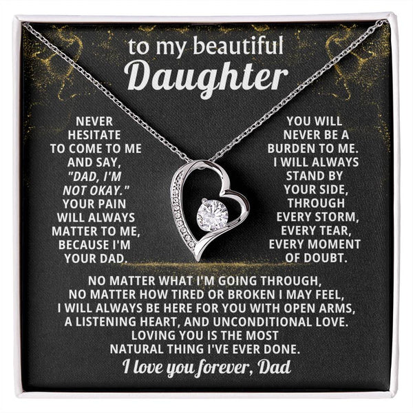 TO MY BEAUTIFUL DAUGHTER, I will always stand by your side, through every storm