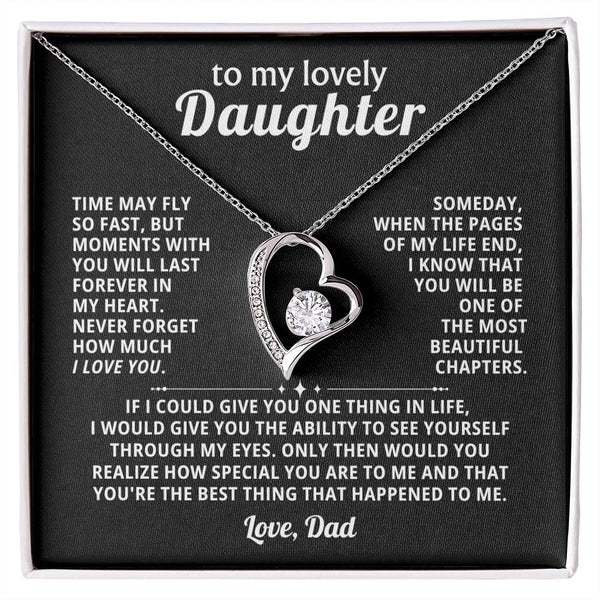 TO MY LOVELY DAUGHTER, Moments with you will last forever in my heart [Only a few left]