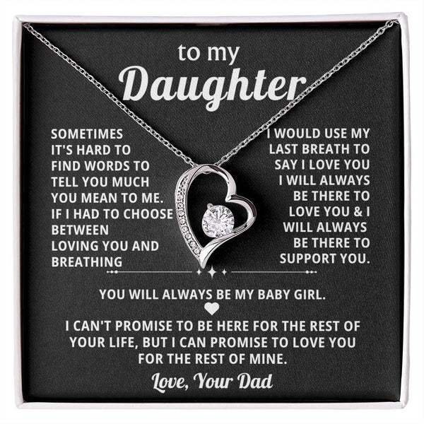 To My Daughter, I WILL ALWAYS BE THERE TO SUPPORT YOU