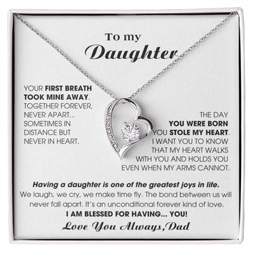 To My Daughter - Your first breath took mine away, I AM BLESSED FOR HAVING... YOU