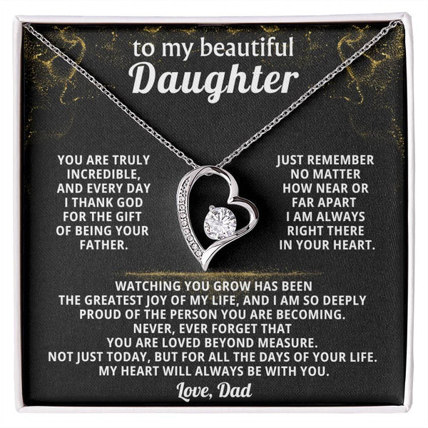 TO MY BEAUTIFUL DAUGHTER, Every day I thank God for the gift of being your Father