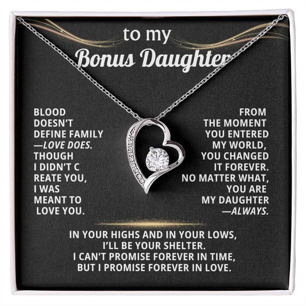 To My Bonus Daughter, Blood doesn’t define family—love does