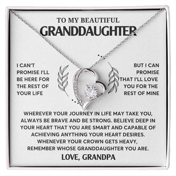 Granddaughter Gift Unusual Gift , Granddaughter Gifts, To My Granddaughter Necklace, Granddaughter Jewelry Gift