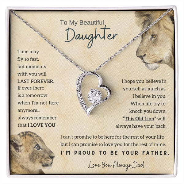 (Almost sold out) To My Beautiful Daughter - Moments With You Will Last Forever