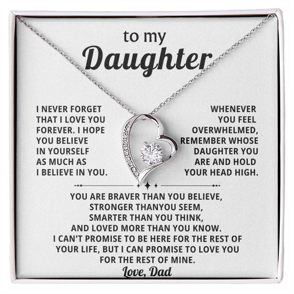 (Only a few left) TO MY DAUGHTER -  HOLD YOUR HEAD HIGH