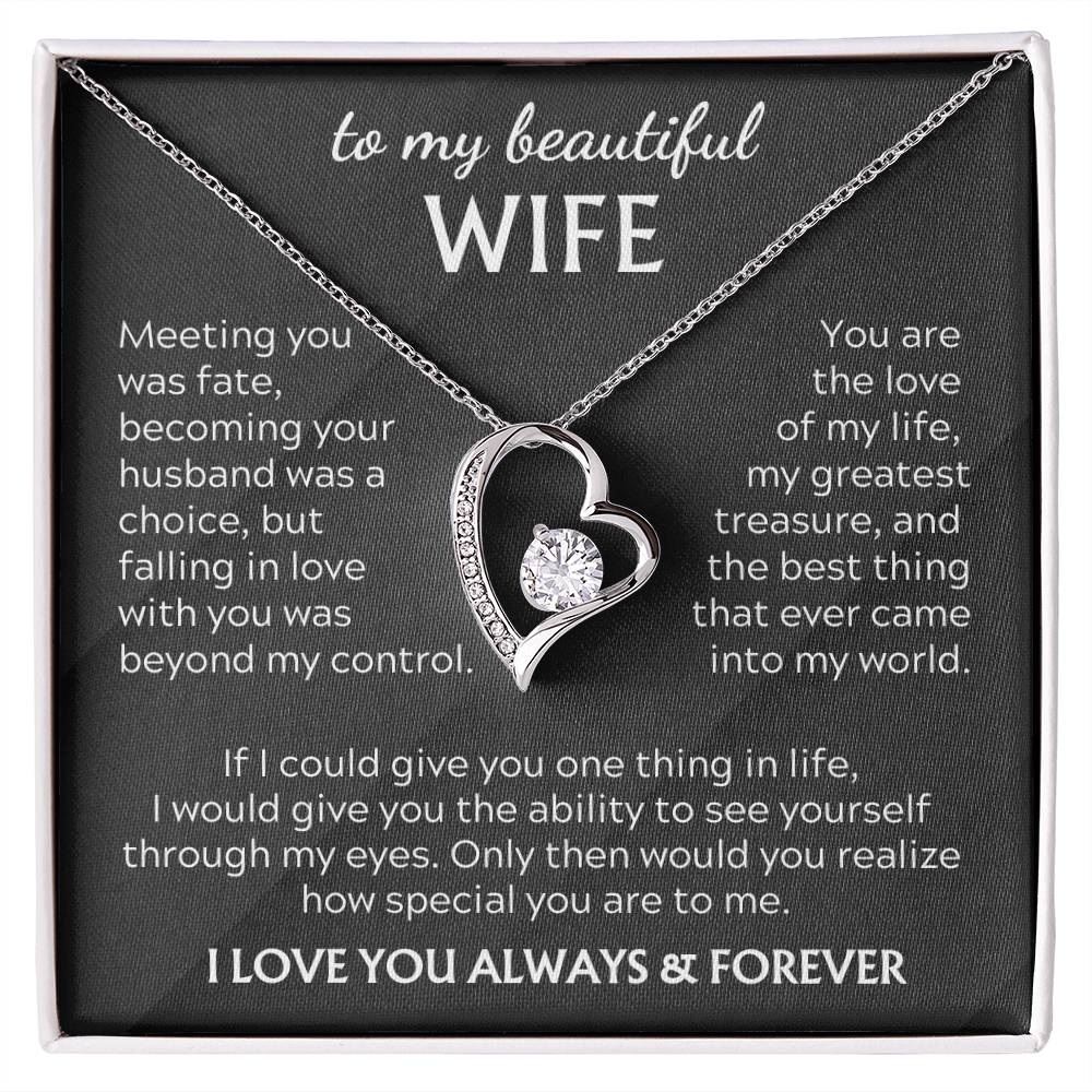 To my beautiful WIFE - My greatest treasure