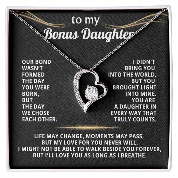 To My Bonus Daughter, You brought light into mine