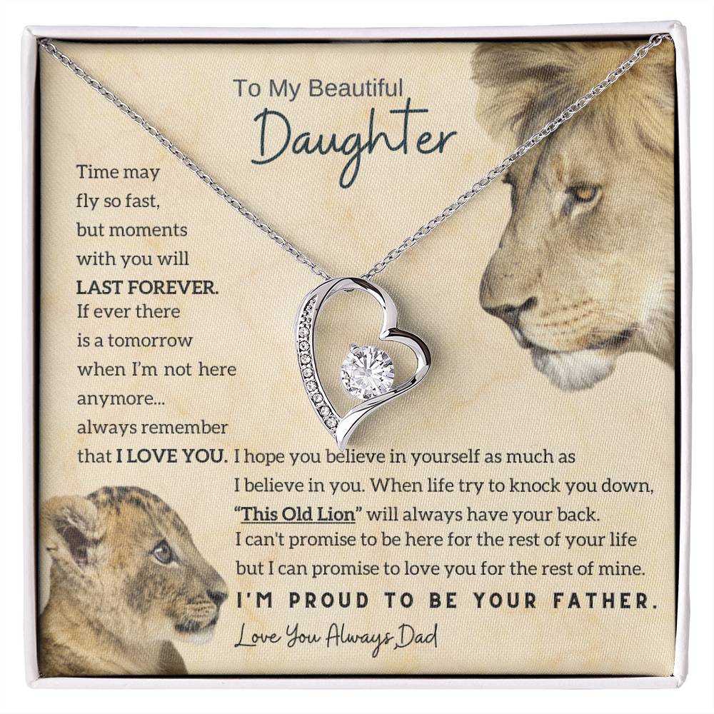 [Only a few left] To My Beautiful Daughter - Moments With You Will Last Forever